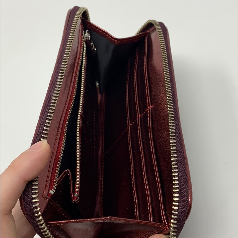 Jacobs by Marc Jacobs Plum/Wine Quilted Wallet - Picture 5 of 8